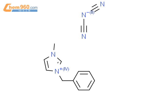 1-苄基-3-甲基咪唑双氰胺盐结构式图片|958445-60-8结构式图片