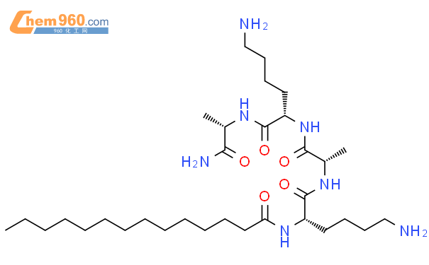 肉豆蔻酰四肽-12结构式图片|959610-24-3结构式图片