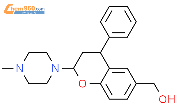 2H-1-Benzopyran-6-Methanol, 3,4-dihydro-2-(4-Methyl-1-piperazinyl)-4-phenyl-