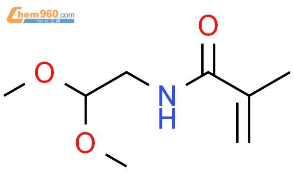 N-(2,2-二甲氧基乙基)甲基丙烯酰胺结构式图片|95984-11-5结构式图片