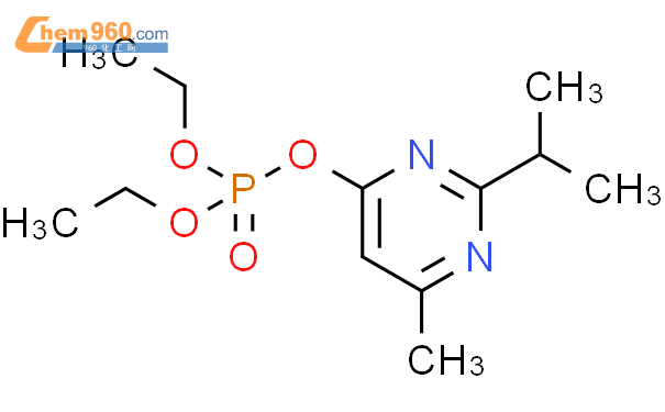 Phosphoric acid,diethyl 6-methyl-2-(1-methylethyl)-4-pyrimidinyl ester