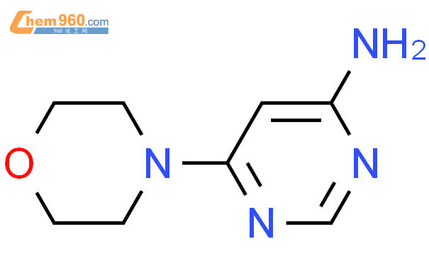 4-氨基-6-吗啉基嘧啶结构式图片|96225-80-8结构式图片