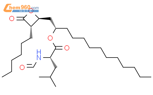 (2S,3R,5S)-5-[(N-甲酰-L-亮氨酰)氧]-2-己基-3-羟基十六烷酸