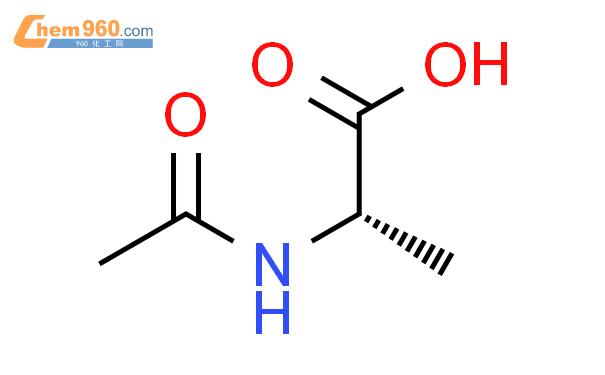 N-乙酰-L-丙氨酸结构式图片|97-69-8结构式图片