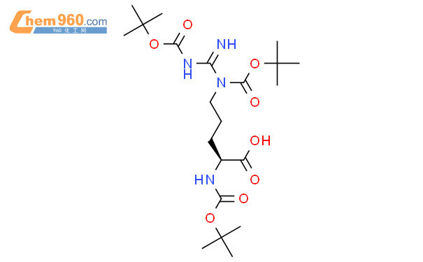 三叔丁氧羰基精氨酸结构式图片|97745-69-2结构式图片