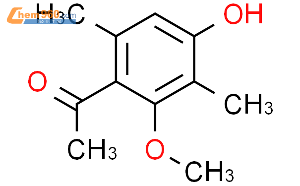 97761-88-1,Ethanone, 1-(4-hydroxy-2-methoxy-3,6-dimethylphenyl)-化学式、结构式 ...