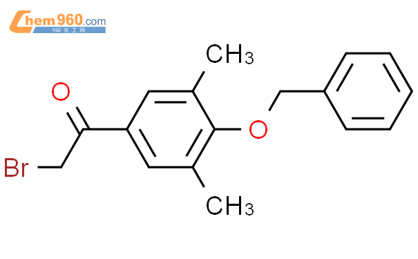2-bromo-1-(3,5-dimethyl-4-phenylmethoxyphenyl)ethanone