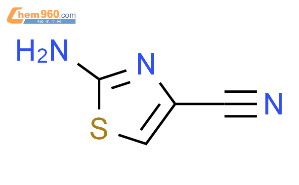 2-氨基噻唑-4-甲腈结构式图片|98027-21-5结构式图片