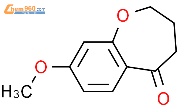 8-甲氧基-3,4-二氢苯并[b]噁庚英-5(2H)-酮结构式图片|98232-51-0结构式图片