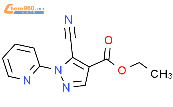 5-氰基-1-（2-吡啶基）-1H-吡唑-4-羧酸乙酯