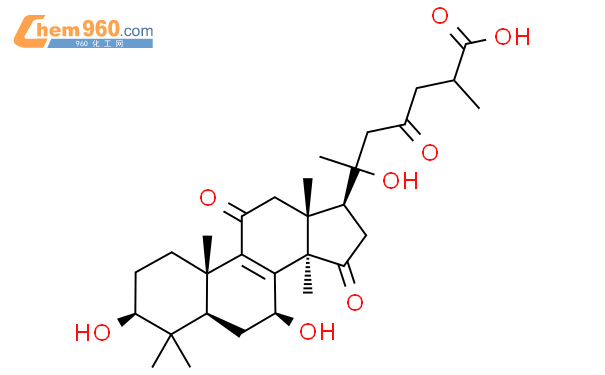 灵芝酸I结构式图片|98665-20-4结构式图片