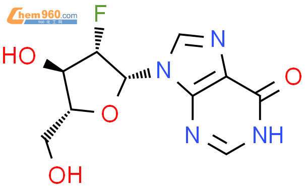 9-(2-脱氧-2-氟-beta-D-阿拉伯呋喃糖基)-1,9-二氢-6H-嘌呤-6-酮