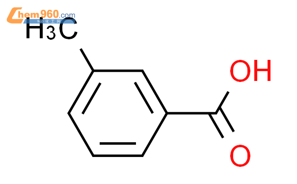 间甲基苯甲酸结构式图片|99-04-7结构式图片