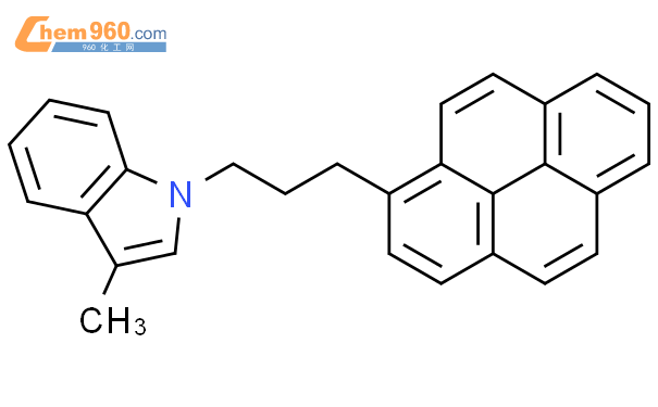 3-methyl-1-(3-pyren-1-ylpropyl)indole