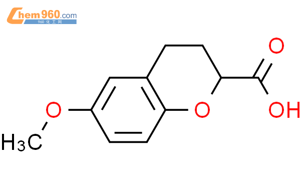 3,4-二氢-6-甲氧基-2H-1-苯并吡喃-2-羧酸结构式图片|99199-69-6结构式图片