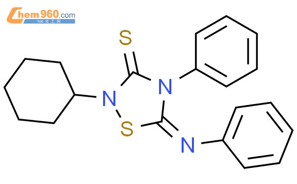 99642-91-8_1,2,4-Thiadiazolidine-3-thione, 2-cyclohexyl-4-phenyl-5 ...