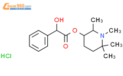 Benzeneacetic acid, a-hydroxy-,1,2,2,6-tetramethyl-4-piperidinyl ester