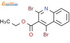 Ethyl 2,4-dibromoquinoline-3-carboxylate结构式图片|1000007-15-7结构式图片