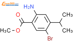 甲基-2-氨基-5-溴-4-异丙基苯甲酸结构式图片|1000018-13-2结构式图片