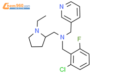 N-[(2-氯-6-氟苯基)甲基]-N-[(1-乙基-2-吡咯烷基)甲基]-3-吡啶甲胺结构式图片|1000349-48-3结构式图片