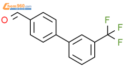 3-三氟甲基联苯-4-甲醛结构式图片|100036-64-4结构式图片