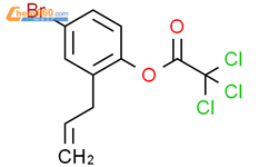 4-溴-2-(2-丙烯-1-基)苯基2,2,2-三氯乙酸酯结构式图片|1000391-37-6结构式图片