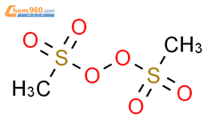 Peroxide,bis(methylsulfonyl)结构式图片|1001-62-3结构式图片