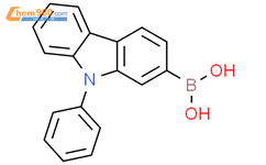 苯基咔唑2-硼酸,PC-二硼酸,结构式图片|1001911-63-2结构式图片