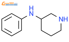 N-苯基-3-哌啶胺结构式图片|100240-05-9结构式图片