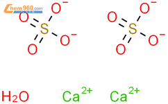 硫酸钙结构式图片|10034-76-1结构式图片