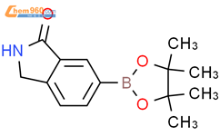 1-异吲哚酮-6-硼酸嚬哪醇酯结构式图片|1004294-80-7结构式图片