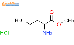 2-氨基戊酸甲酯盐酸盐结构式图片|10047-10-6结构式图片