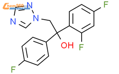 1H-1,2,4-Triazole-1-ethanol,a-(2,4-difluorophenyl)-a-(4-fluorophenyl)-结构式图片|100567-92-8结构式图片