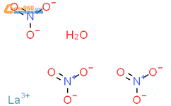硝酸镧(III)水合物结构式图片|100587-94-8结构式图片