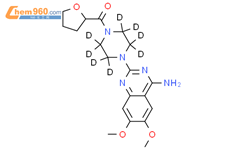 Terazosin (piperazine D8)结构式图片|1006718-20-2结构式图片