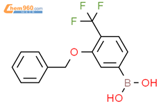 [3-phenylmethoxy-4-(trifluoromethyl)phenyl]boronic acid结构式图片|1007170-59-3结构式图片