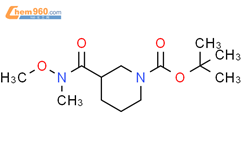 3S-1-BOC-3-[甲氧基(甲基)氨基甲酰]哌啶结构式图片|1008562-93-3结构式图片