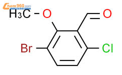 3-溴-6-氯-2-甲氧基苯甲醛结构式图片|1009094-07-8结构式图片