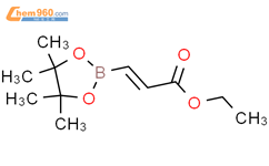 2-乙氧羰基乙烯基硼酸频哪醇酯结构式图片|1009307-13-4结构式图片