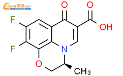 左旋氧氟沙星羧酸结构式图片|100986-89-8结构式图片