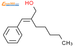 2-苯亚甲基-1-庚醇结构式图片|101-85-9结构式图片