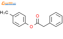 苯乙酸对甲酚酯结构式图片|101-94-0结构式图片