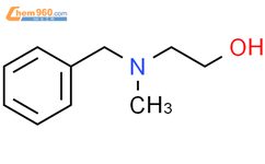 N-羟乙基-N-甲基苄胺结构式图片|101-98-4结构式图片
