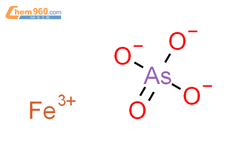 砷酸铁结构式图片|10102-49-5结构式图片