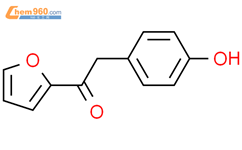 1-(2-呋喃基)-2-(4-羟基苯基)乙酮结构式图片|1010795-05-7结构式图片