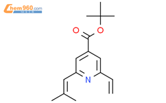 2-(2-methylpropenyl)-6-vinylisonicotinic acid tert-butyl ester结构式
