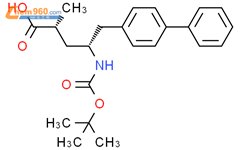 (2R,4R)-5-(Biphenyl-4-yl)-4-[(tert-butoxycarbonyl)amino]-2-methylpentanoic acid结构式图片|1012341-56-8结构式图片