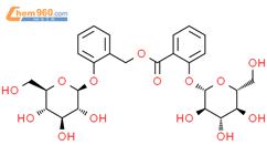 苯甲酸，2-（b-D-吡喃葡萄糖基氧基）-，[2-（b-D-吡喃葡萄糖基氧基）苯基]甲酯结构式图片|101247-84-1结构式图片