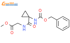 N-[(1-Cbz-氨基环丙基)羰基]-甘氨酸甲酯结构式图片|1012781-77-9结构式图片
