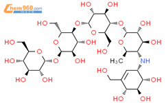 阿卡波糖杂质G结构式图片|1013621-73-2结构式图片